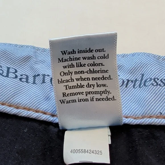 Croft & Barrow Effortless Stretch Denim Jean Skort 14 Blue Built-in Shorts - Picture 4 of 14